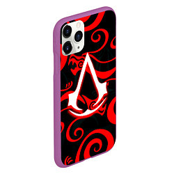 Чехол iPhone 11 Pro матовый Assassins Creed Shadows, цвет: 3D-фиолетовый — фото 2