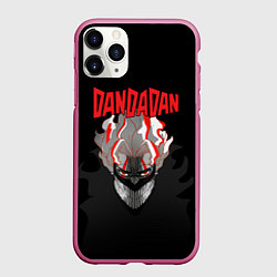 Чехол iPhone 11 Pro матовый Дандадан: Кэн, цвет: 3D-малиновый