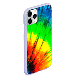 Чехол iPhone 11 Pro матовый Краски ти дай, цвет: 3D-светло-сиреневый — фото 2