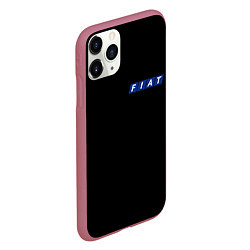 Чехол iPhone 11 Pro матовый FIAT logo auto, цвет: 3D-малиновый — фото 2