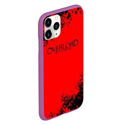 Чехол iPhone 11 Pro матовый Overlord anime, цвет: 3D-фиолетовый — фото 2