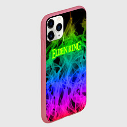 Чехол iPhone 11 Pro матовый Elden ring flame, цвет: 3D-малиновый — фото 2
