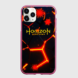 Чехол iPhone 11 Pro матовый Horizon Zero Dawn winter, цвет: 3D-малиновый