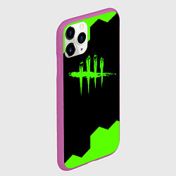 Чехол iPhone 11 Pro матовый Dead by daylight hexagon, цвет: 3D-фиолетовый — фото 2