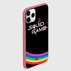 Чехол iPhone 11 Pro матовый Игра в кальмара - 2 сезон, цвет: 3D-малиновый — фото 2