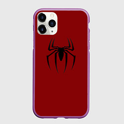 Чехол iPhone 11 Pro матовый Человек-паук - Тоби Магуайр, цвет: 3D-фиолетовый