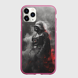 Чехол iPhone 11 Pro матовый Дарт Вейдер - ситх, цвет: 3D-малиновый