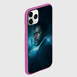 Чехол iPhone 11 Pro матовый Извне, цвет: 3D-фиолетовый — фото 2