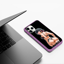 Чехол iPhone 11 Pro матовый Sexy Ellen Joe - Zenless zone zero, цвет: 3D-фиолетовый — фото 2