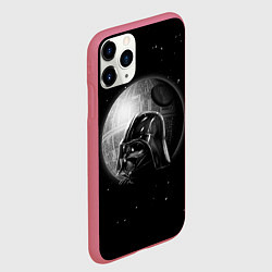 Чехол iPhone 11 Pro матовый Лорд вейдер звезда смерти, цвет: 3D-малиновый — фото 2
