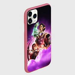 Чехол iPhone 11 Pro матовый Poster Dragon age, цвет: 3D-малиновый — фото 2