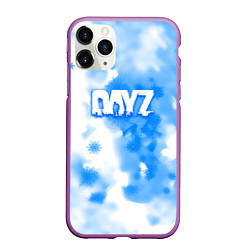 Чехол iPhone 11 Pro матовый Dayz зима, цвет: 3D-фиолетовый