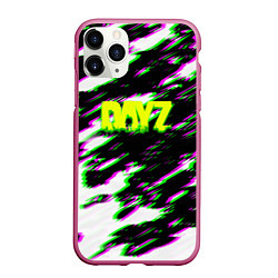 Чехол iPhone 11 Pro матовый Dayz кислотные краски, цвет: 3D-малиновый