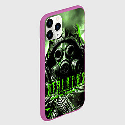 Чехол iPhone 11 Pro матовый Stalker II, цвет: 3D-фиолетовый — фото 2