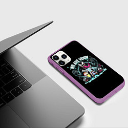 Чехол iPhone 11 Pro матовый We are Venom - meme, цвет: 3D-фиолетовый — фото 2