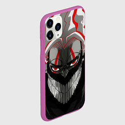 Чехол iPhone 11 Pro матовый Dandadan - okarun, цвет: 3D-фиолетовый — фото 2