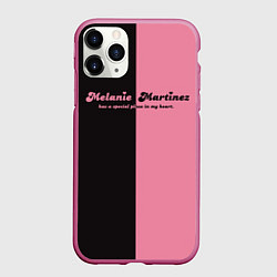 Чехол iPhone 11 Pro матовый Melanie Martinez is in my heart, цвет: 3D-малиновый