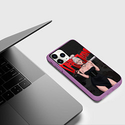 Чехол iPhone 11 Pro матовый Seiko Granny, цвет: 3D-фиолетовый — фото 2