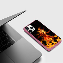 Чехол iPhone 11 Pro матовый Sienna Fuegonasus - Warhammer, цвет: 3D-малиновый — фото 2