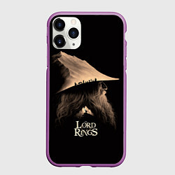 Чехол iPhone 11 Pro матовый Гэндальф из Властелин колец, цвет: 3D-фиолетовый