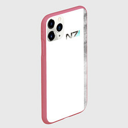 Чехол iPhone 11 Pro матовый Shepard N7 - галлюцинации, цвет: 3D-малиновый — фото 2