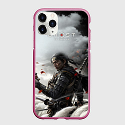 Чехол iPhone 11 Pro матовый Сакай Дзин, цвет: 3D-малиновый