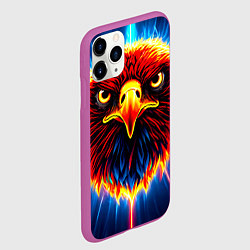 Чехол iPhone 11 Pro матовый Орел в лучах Атланта Хокс, цвет: 3D-фиолетовый — фото 2