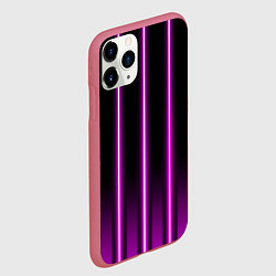 Чехол iPhone 11 Pro матовый Свежий взгляд, цвет: 3D-малиновый — фото 2