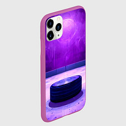 Чехол iPhone 11 Pro матовый Шайба в фиолетовом, цвет: 3D-фиолетовый — фото 2