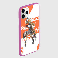 Чехол iPhone 11 Pro матовый Пульхра Феллини - ZZZ, цвет: 3D-фиолетовый — фото 2