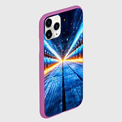 Чехол iPhone 11 Pro матовый Шары в огне, цвет: 3D-фиолетовый — фото 2