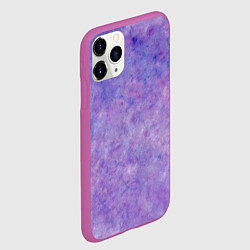 Чехол iPhone 11 Pro матовый Фиолетовый свет фонаря, цвет: 3D-фиолетовый — фото 2