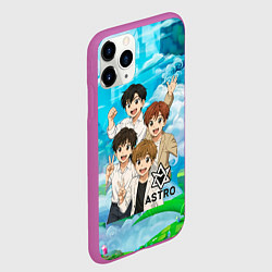 Чехол iPhone 11 Pro матовый Astro в аниме стиле, цвет: 3D-фиолетовый — фото 2