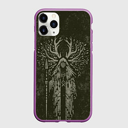 Чехол iPhone 11 Pro матовый Хранитель леса