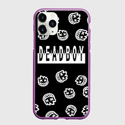 Чехол iPhone 11 Pro матовый Deadboy - Bones, цвет: 3D-фиолетовый