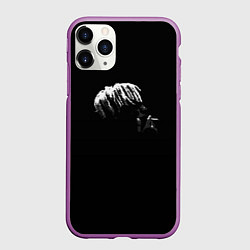Чехол iPhone 11 Pro матовый Xxxtentacion dark, цвет: 3D-фиолетовый