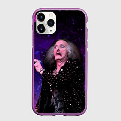 Чехол iPhone 11 Pro матовый Бобби Либлинг - Рокер с выпученными глазами, цвет: 3D-фиолетовый