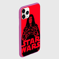 Чехол iPhone 11 Pro матовый Star wars - Darth Sidious, цвет: 3D-фиолетовый — фото 2