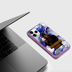 Чехол iPhone 11 Pro матовый XXXTentacion gangster, цвет: 3D-фиолетовый — фото 2