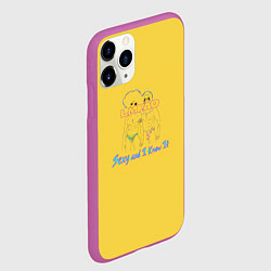Чехол iPhone 11 Pro матовый Sexy and I Know It, цвет: 3D-фиолетовый — фото 2