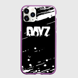 Чехол iPhone 11 Pro матовый Dayz брызги красок, цвет: 3D-фиолетовый