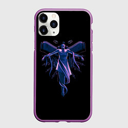 Чехол iPhone 11 Pro матовый Ballerina, цвет: 3D-фиолетовый