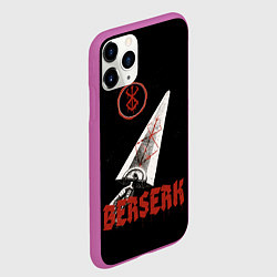 Чехол iPhone 11 Pro матовый Меч Берсерка, цвет: 3D-фиолетовый — фото 2