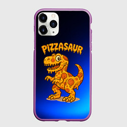 Чехол iPhone 11 Pro матовый Пиццазавр, цвет: 3D-фиолетовый