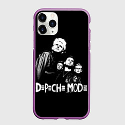 Чехол iPhone 11 Pro матовый Depeche Mode Violator, цвет: 3D-фиолетовый