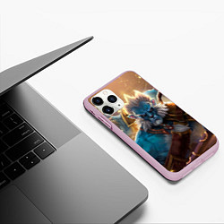 Чехол iPhone 11 Pro матовый Phantom Lancer, цвет: 3D-розовый — фото 2