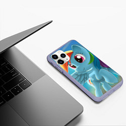 Чехол iPhone 11 Pro матовый My littlle pony, цвет: 3D-светло-сиреневый — фото 2