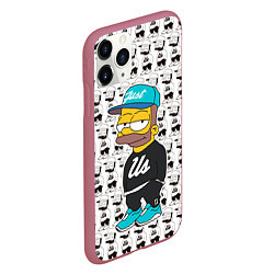 Чехол iPhone 11 Pro матовый Bart Just Us, цвет: 3D-малиновый — фото 2