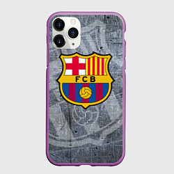 Чехол iPhone 11 Pro матовый Barcelona, цвет: 3D-фиолетовый