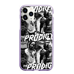 Чехол iPhone 11 Pro матовый The Prodigy, цвет: 3D-светло-сиреневый